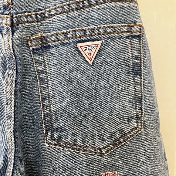 Vintage Guess Kids Jeans High-Rise Straight Leg Girls Size 12